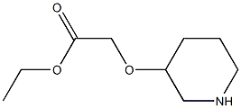 ETHYL (PIPERIDIN-3-YLOXY)ACETATE Struktur