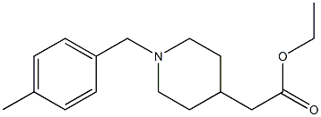 ETHYL [1-(4-METHYLBENZYL)PIPERIDIN-4-YL]ACETATE Struktur