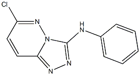 6-chloro-N-phenyl[1,2,4]triazolo[4,3-b]pyridazin-3-amine Struktur