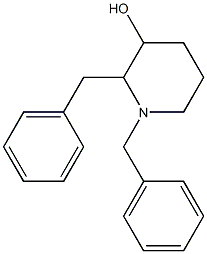 1,2-dibenzylpiperidin-3-ol Struktur