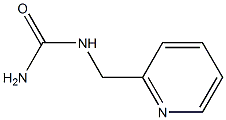 N-(2-pyridylmethyl)urea Struktur