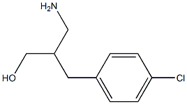 3-amino-2-(4-chlorobenzyl)propan-1-ol Struktur