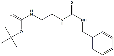 tert-butyl N-(2-{[(benzylamino)carbothioyl]amino}ethyl)carbamate Struktur