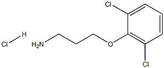 3-(2,6-dichlorophenoxy)-1-propanamine hydrochloride Struktur