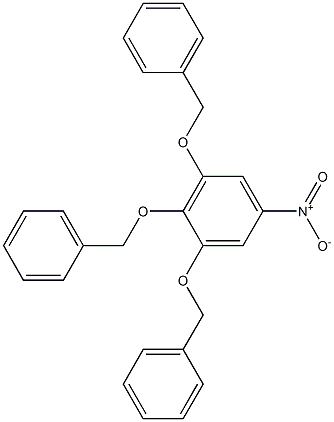 1,2,3-tri(benzyloxy)-5-nitrobenzene Struktur