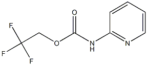 2,2,2-trifluoroethyl pyridin-2-ylcarbamate Struktur