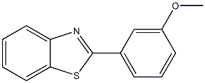 2-(3-methoxyphenyl)-1,3-benzothiazole Struktur