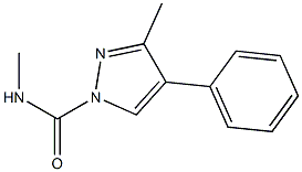 N1,3-dimethyl-4-phenyl-1H-pyrazole-1-carboxamide Struktur