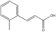 (2E)-3-(2-methylphenyl)acrylic acid Struktur