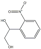 1-(2-nitrophenyl)ethane-1,2-diol Struktur