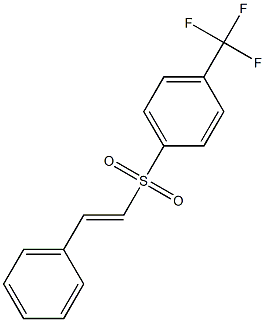 1-(styrylsulfonyl)-4-(trifluoromethyl)benzene Struktur