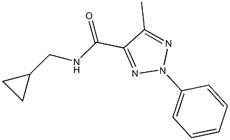 N4-cyclopropylmethyl-5-methyl-2-phenyl-2H-1,2,3-triazole-4-carboxamide Struktur