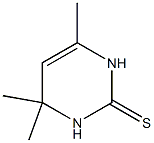 4,4,6-trimethyl-3,4-dihydro-2(1H)-pyrimidinethione Struktur