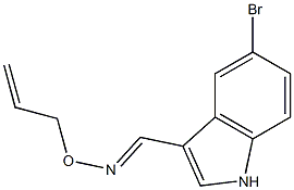 5-bromo-1H-indole-3-carbaldehyde O-allyloxime Struktur