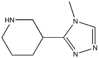 3-(4-methyl-4H-1,2,4-triazol-3-yl)piperidine Struktur