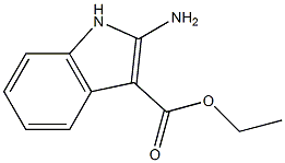 ethyl 2-amino-1H-indole-3-carboxylate Struktur