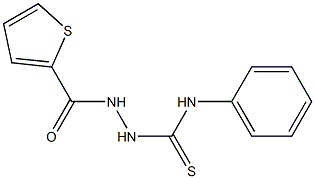 N-phenyl-2-(2-thienylcarbonyl)-1-hydrazinecarbothioamide Struktur