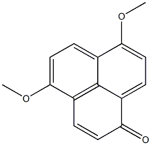 4,7-dimethoxy-1H-phenalen-1-one Struktur