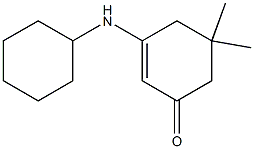 3-(cyclohexylamino)-5,5-dimethyl-2-cyclohexen-1-one Struktur