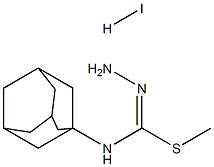 methyl (1-adamantylamino)methanehydrazonothioate hydroiodide Struktur