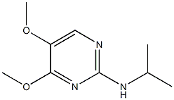 N-isopropyl-4,5-dimethoxy-2-pyrimidinamine Struktur