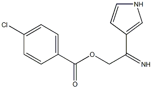 3-{[(4-chlorobenzoyl)oxy]ethanimidoyl}-1H-pyrrole Struktur