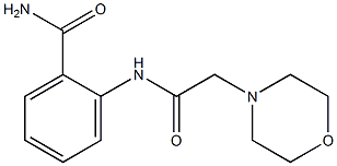 2-[(2-morpholinoacetyl)amino]benzamide Struktur