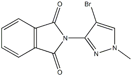 2-(4-bromo-1-methyl-1H-pyrazol-3-yl)-1H-isoindole-1,3(2H)-dione Struktur