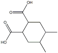 4,5-dimethylcyclohexane-1,2-dicarboxylic acid Struktur