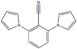 2,6-di(1H-pyrrol-1-yl)benzenecarbonitrile Struktur