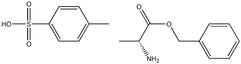 benzyl (2R)-2-aminopropanoate 4-toluenesulfonate Struktur