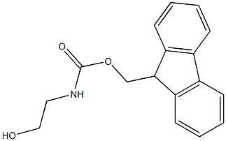 9H-9-fluorenylmethyl N-(2-hydroxyethyl)carbamate Struktur