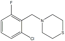 4-(2-chloro-6-fluorobenzyl)thiomorpholine Struktur