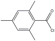 2,4,6-trimethylbenzene-1-carbonyl chloride Struktur