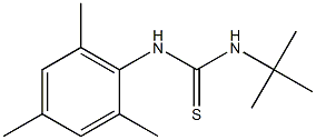 N-(tert-butyl)-N'-mesitylthiourea Struktur