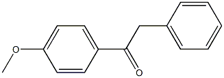 1-(4-methoxyphenyl)-2-phenylethan-1-one Struktur