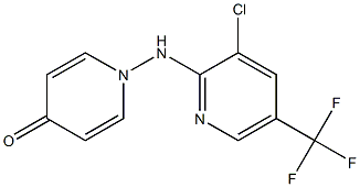 1-{[3-chloro-5-(trifluoromethyl)-2-pyridinyl]amino}-4(1H)-pyridinone Struktur