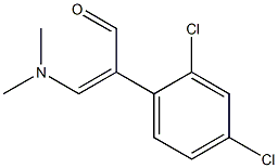 (Z)-2-(2,4-dichlorophenyl)-3-(dimethylamino)-2-propenal Struktur