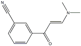 3-[3-(dimethylamino)acryloyl]benzonitrile Struktur