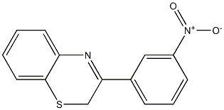 3-(3-nitrophenyl)-2H-1,4-benzothiazine Struktur