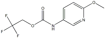 2,2,2-trifluoroethyl 6-methoxypyridin-3-ylcarbamate Struktur