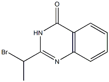 2-(1-bromoethyl)-4(3H)-quinazolinone Struktur