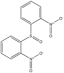 1-nitro-2-[(2-nitrophenyl)sulfinyl]benzene Struktur