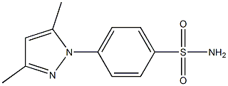 4-(3,5-dimethyl-1H-pyrazol-1-yl)benzene-1-sulfonamide Struktur