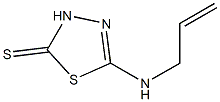 5-(allylamino)-1,3,4-thiadiazole-2(3H)-thione Struktur