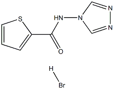 N2-(4H-1,2,4-triazol-4-yl)thiophene-2-carboxamide hydrobromide Struktur