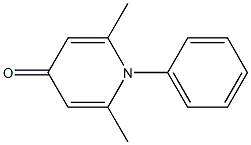 2,6-dimethyl-1-phenyl-1,4-dihydropyridin-4-one Struktur