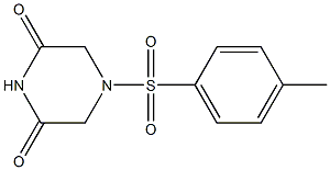 4-[(4-methylphenyl)sulfonyl]piperazine-2,6-dione Struktur