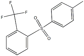 1-[(4-methylphenyl)sulfonyl]-2-(trifluoromethyl)benzene Struktur