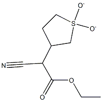 ethyl cyano(1,1-dioxidotetrahydrothien-3-yl)acetate Struktur